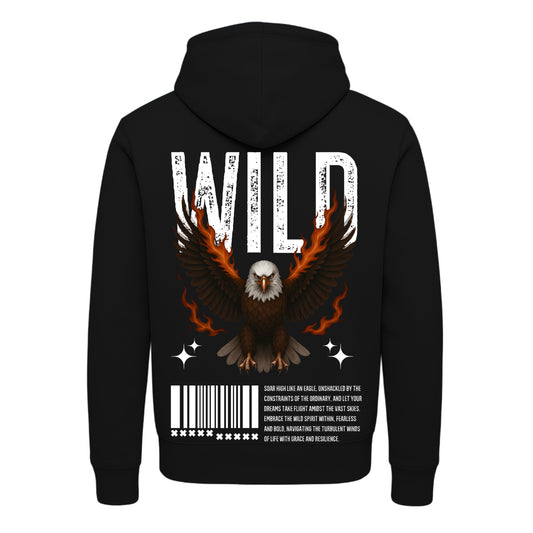 Wild Eagle Flame Hoodie