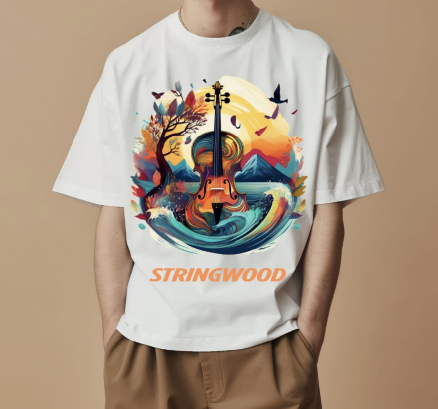 “Stringwood Classic” Oversized T-Shirt